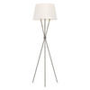 STEHLEUCHTE - Nickelfarben, Konventionell, Textil/Metall (47/139.7cm) - Elstead Lighting