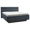 POLSTERBETT 180/200 cm,  in Blau, gepolstertes Kopfteil, Bettkasten, Lattenroste, Matratzen, H4 + H4 = sehr fest  - Blau/Schieferfarben, Design, Textil (180/200cm) - Musterring