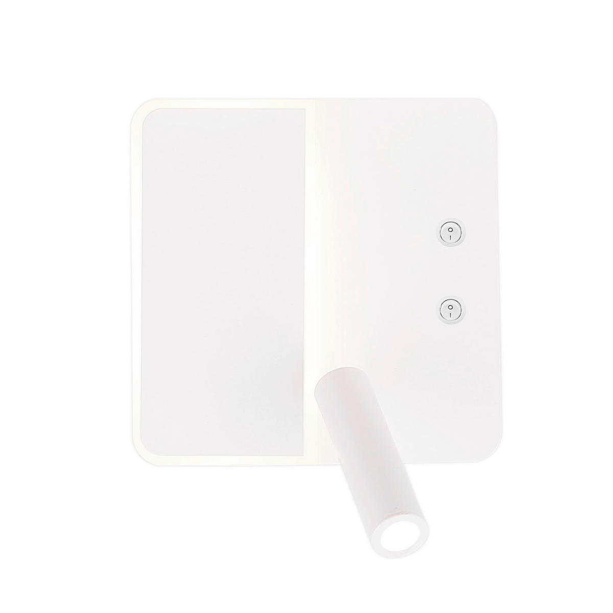 LED-BILDERLEUCHTE 18/13/18 cm   - Weiß, Design, Metall (18/13/18cm)