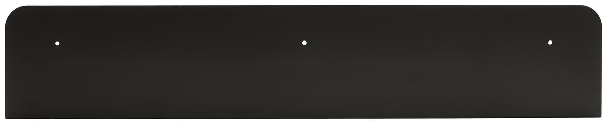 WANDBOARD Schwarz  - Schwarz, Design, Metall (80/15/15cm) - MID.YOU