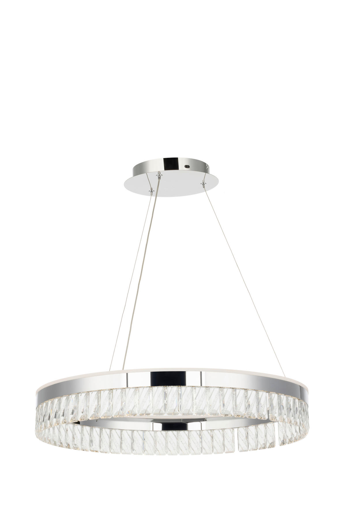 LED-HÄNGLAMPA Bunda 60/150 cm  - klar, Design, metall/glas (60/150cm) - Glandor