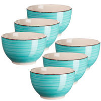 MÜSLISCHALENSET LUMACA  - Türkis, Basics, Keramik (14/8cm) - Mäser