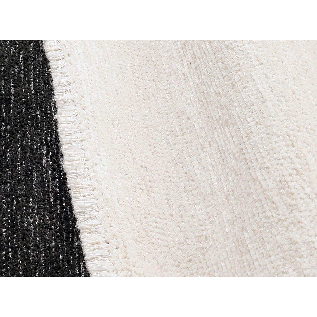 Thumbnail - Novel Flachwebeteppich, Schwarz, Textil, Uni, rechteckig, 140x200 cm, für Fußbodenheizung geeignet, Teppiche & Böden, Te...