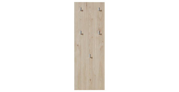 GARDEROBENPANEEL 37/109/2 cm - Eichefarben, KONVENTIONELL, Holzwerkstoff (37/109/2cm) - Xora