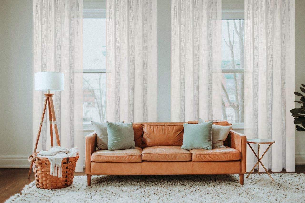 FERTIGVORHANG Softy halbtransparent 140/245 cm   - Ecru, Basics, Textil (140/245cm)