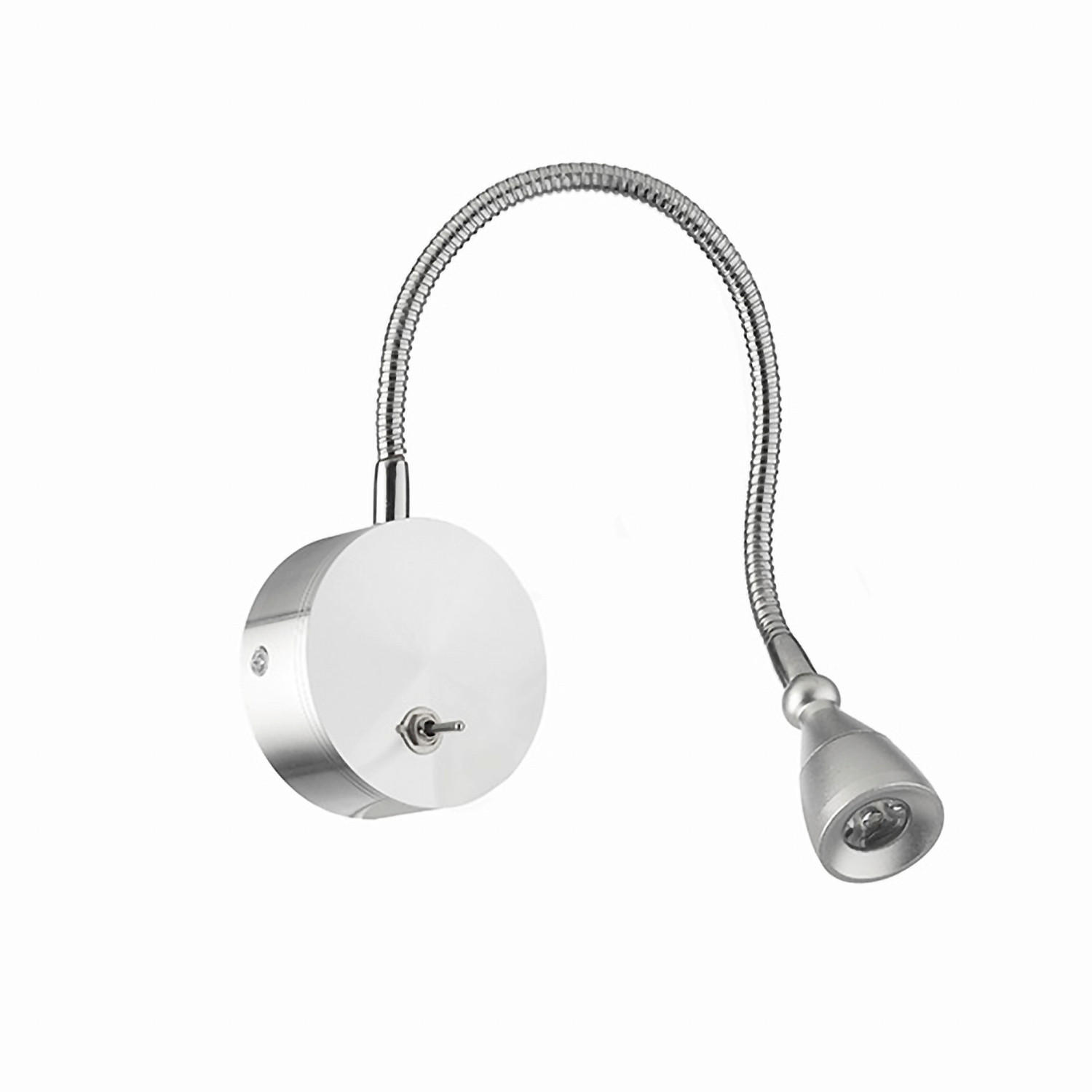 XXXLutz Led-Wandleuchte Silber 7x40x7 cm