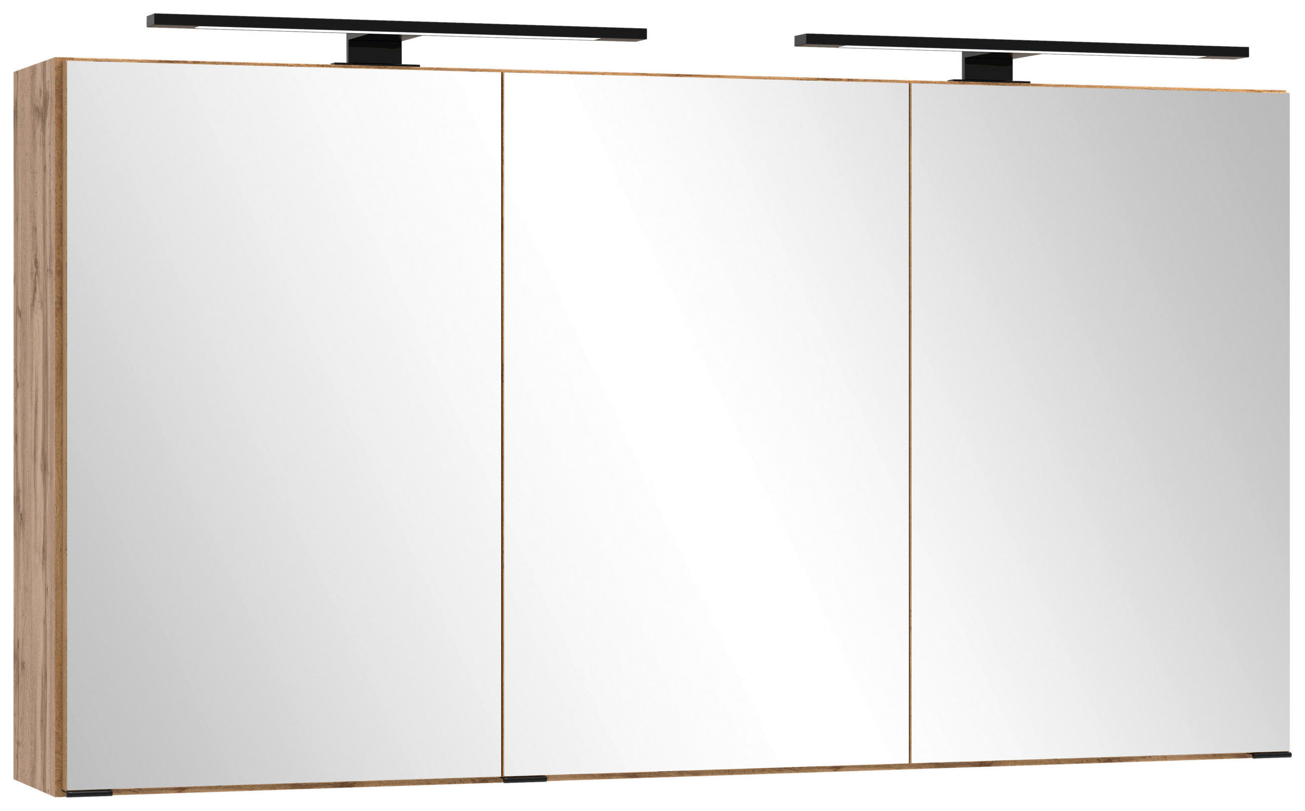 Spiegelschrank Chester mit Led Beleuchtung 3 Türen +steckdose