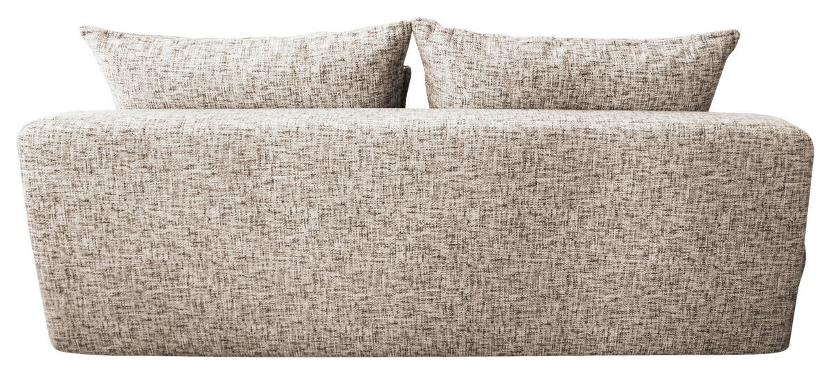 SCHLAFSOFA in Plüsch Hellbraun  - Hellbraun/Beige, Design, Kunststoff/Textil (214/96/105cm) - MID.YOU