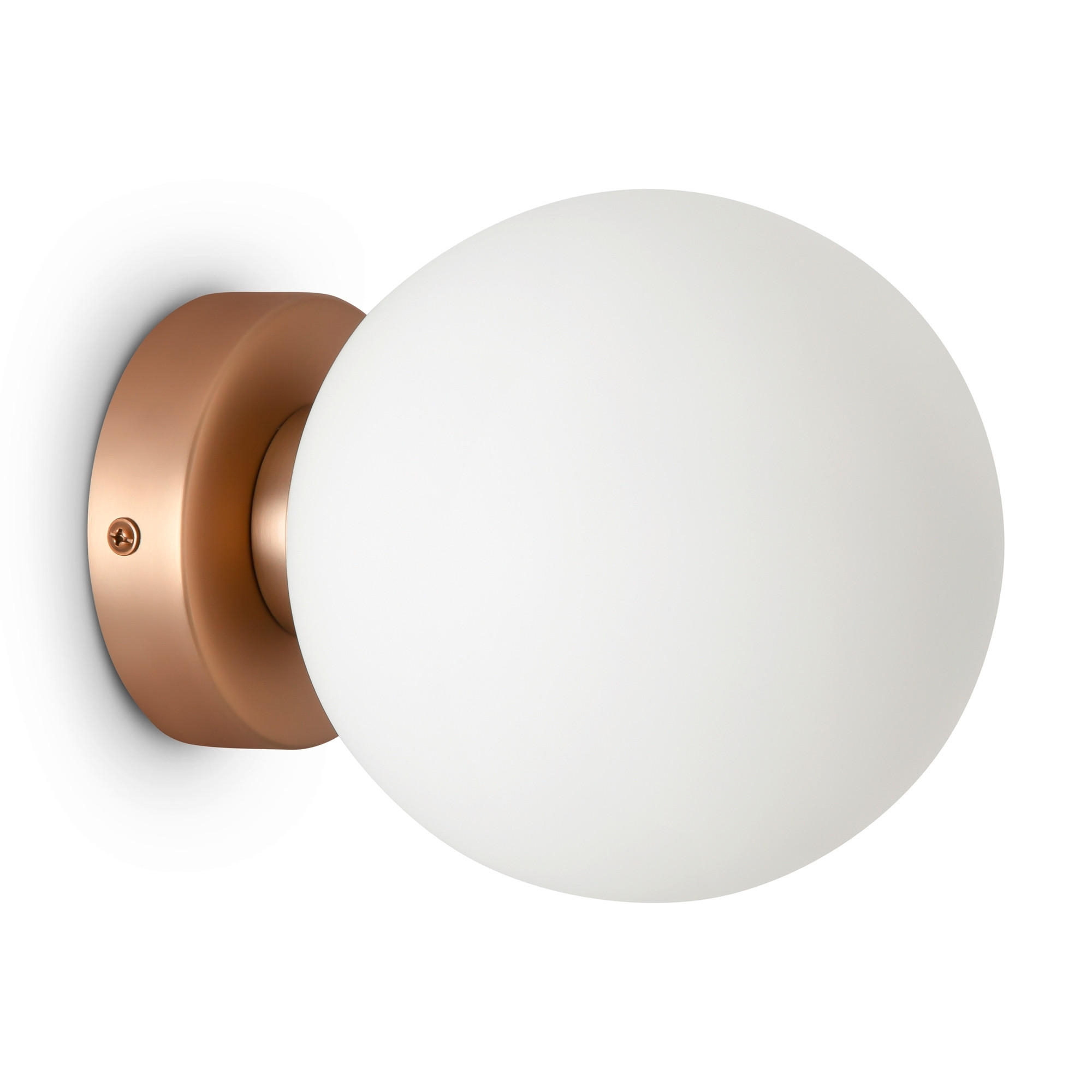 WANDLEUCHTE - Weiss/Goldfarben, Trend, Glas/Metall (15/18cm) - MAYTONI
