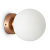 WANDLEUCHTE - Weiss/Goldfarben, Trend, Glas/Metall (15/18cm) - MAYTONI