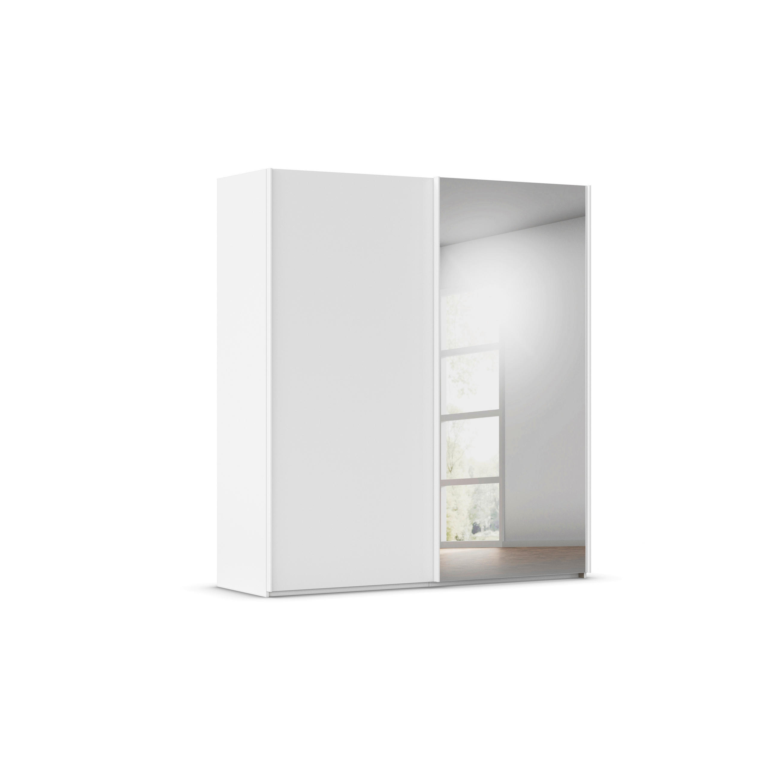 Rauch Möbel Schwebetürenschrank Taro Weiß 201x223x69 cm