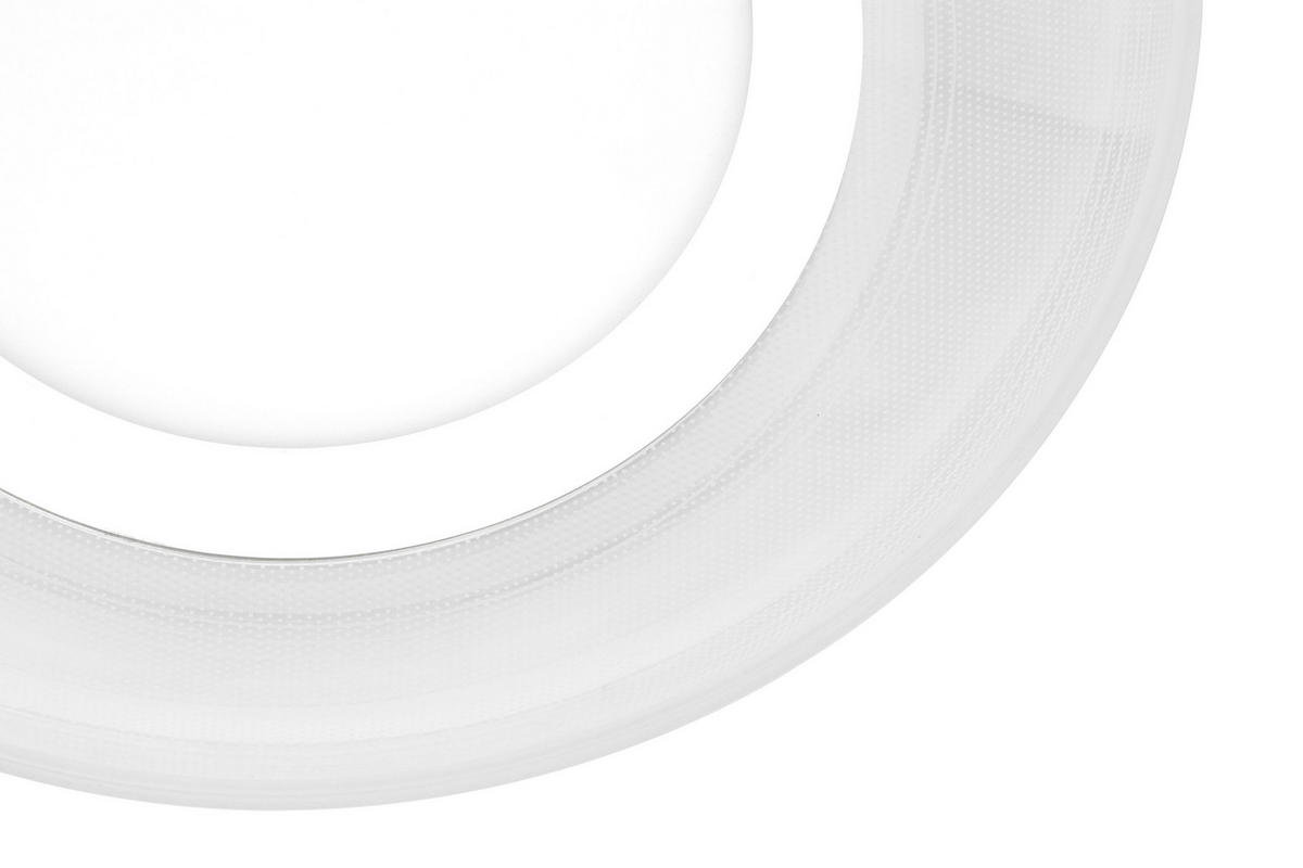 LED-DECKENLEUCHTE Jacksonville 40/9 cm   - Chromfarben/Weiß, LIFESTYLE, Kunststoff/Metall (40/9cm) - Novel