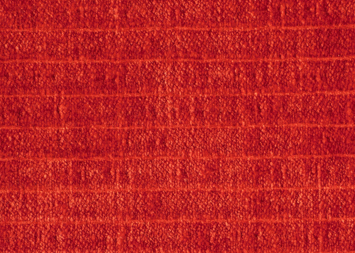 BIGSOFA Chenille Rot  - Rot/Schwarz, Design, Kunststoff/Textil (238/71/101cm) - Pure Home Lifestyle