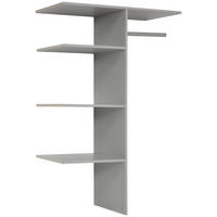 INNENEINTEILUNG 96/150/50 cm Grau  - Grau, MODERN, Holzwerkstoff (96/150/50cm) - MID.YOU