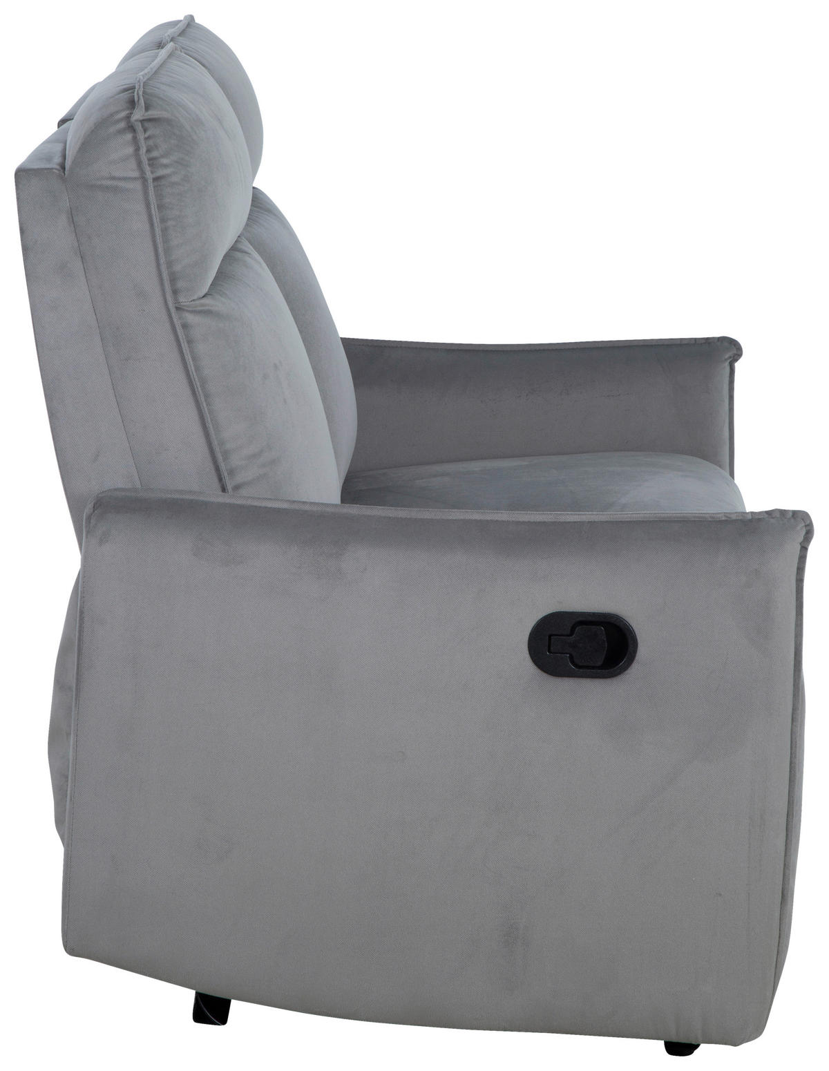 SEDACIA ZOSTAVA, textil, tmavosivá - tmavosivá, Konventionell, kov/textil (72/102/88cm) - P & B