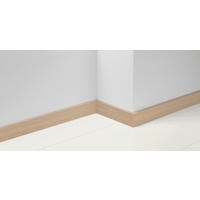 SOCKELLEISTE - Eichefarben/Weiß, Basics, Holzwerkstoff (220/1,65/7cm) - Parador