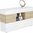 SIDEBOARD 165/94/42 cm - Eichefarben/Weiß, Design, Holzwerkstoff/Metall (165/94/42cm) - Valdera SIDEBOARD 165/94/42 cm - Eichefarben/Weiß, Design, Holzwerkstoff/Metall (165/94/42cm) - Valdera