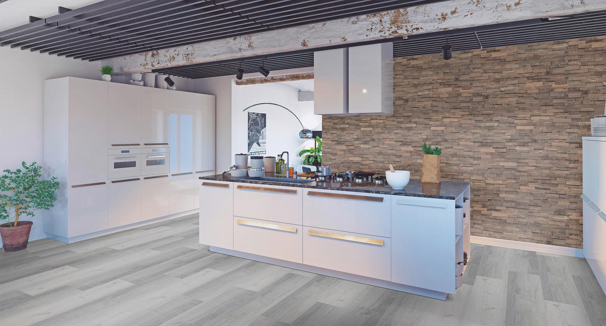 WANDVERKLEIDUNG 9 Stück  - Grau, Basics, Holz (56/20/2cm)