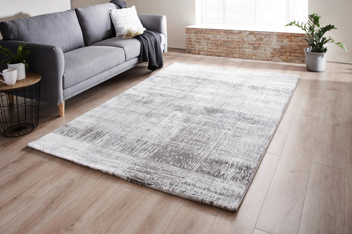 VINTAGE-TEPPICH 160/230 cm Grau  - Grau, Design, Textil (160/230cm) - Novel