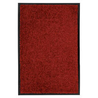 FUßMATTE 80/120 cm  - Rot, Basics, Textil (80/120cm) - Kayoom