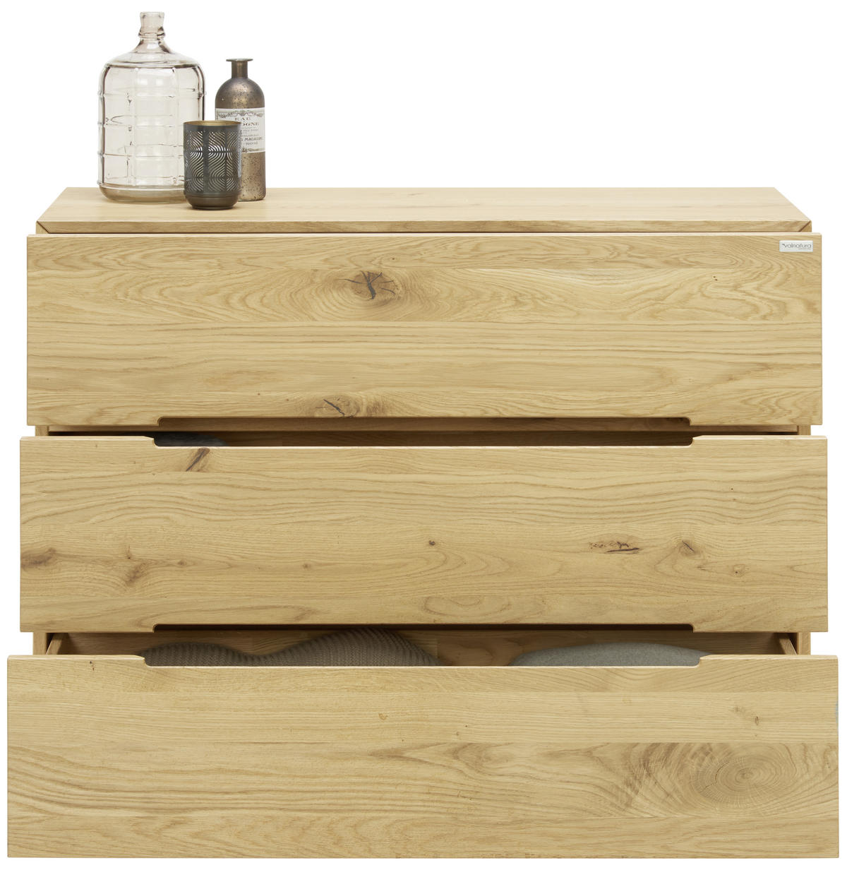 KOMMODE  in 100/81/42 cm  - Eichefarben, Natur, Holz (100/81/42cm) - Valnatura