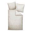 WENDEBETTWÄSCHE Giulietta Makosatin 135/200 cm  - Beige/Weiß, KONVENTIONELL, Textil (135/200cm) - Janine