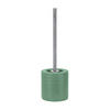 WC-BÜRSTENGARNITUR Kunststoff  Kunststoff   - Silberfarben/Grün, Design, Keramik/Kunststoff (12/36,5cm) - Kleine Wolke