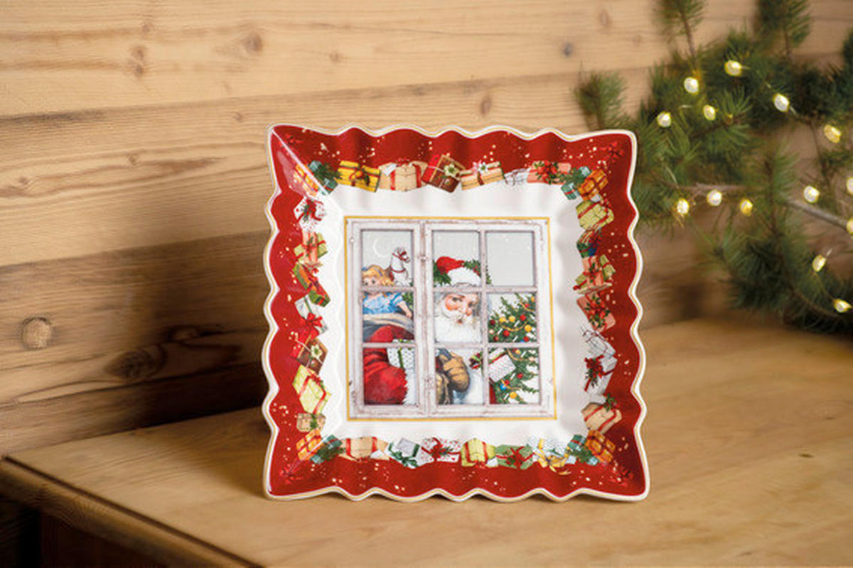 Bol Xmassale - Basics, ceramică (23,5/23,5/3,5cm) - Villeroy & Boch