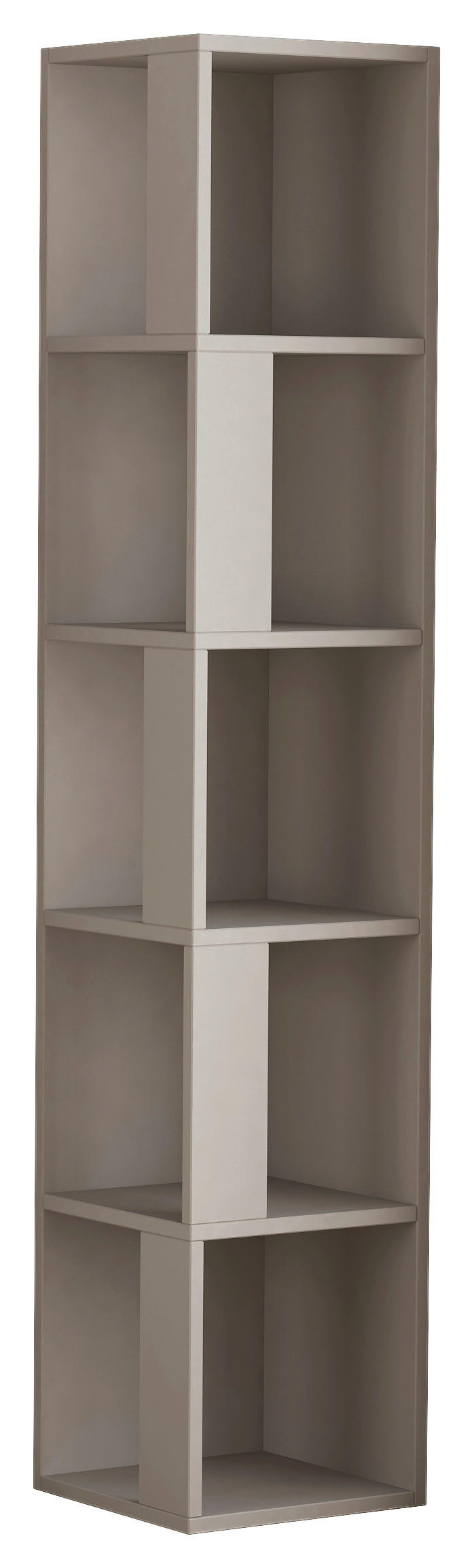 ROHOVÝ REGÁL, béžová, 32/159/32 cm - béžová, Design, kompozitné drevo (32/159/32cm) - Livetastic
