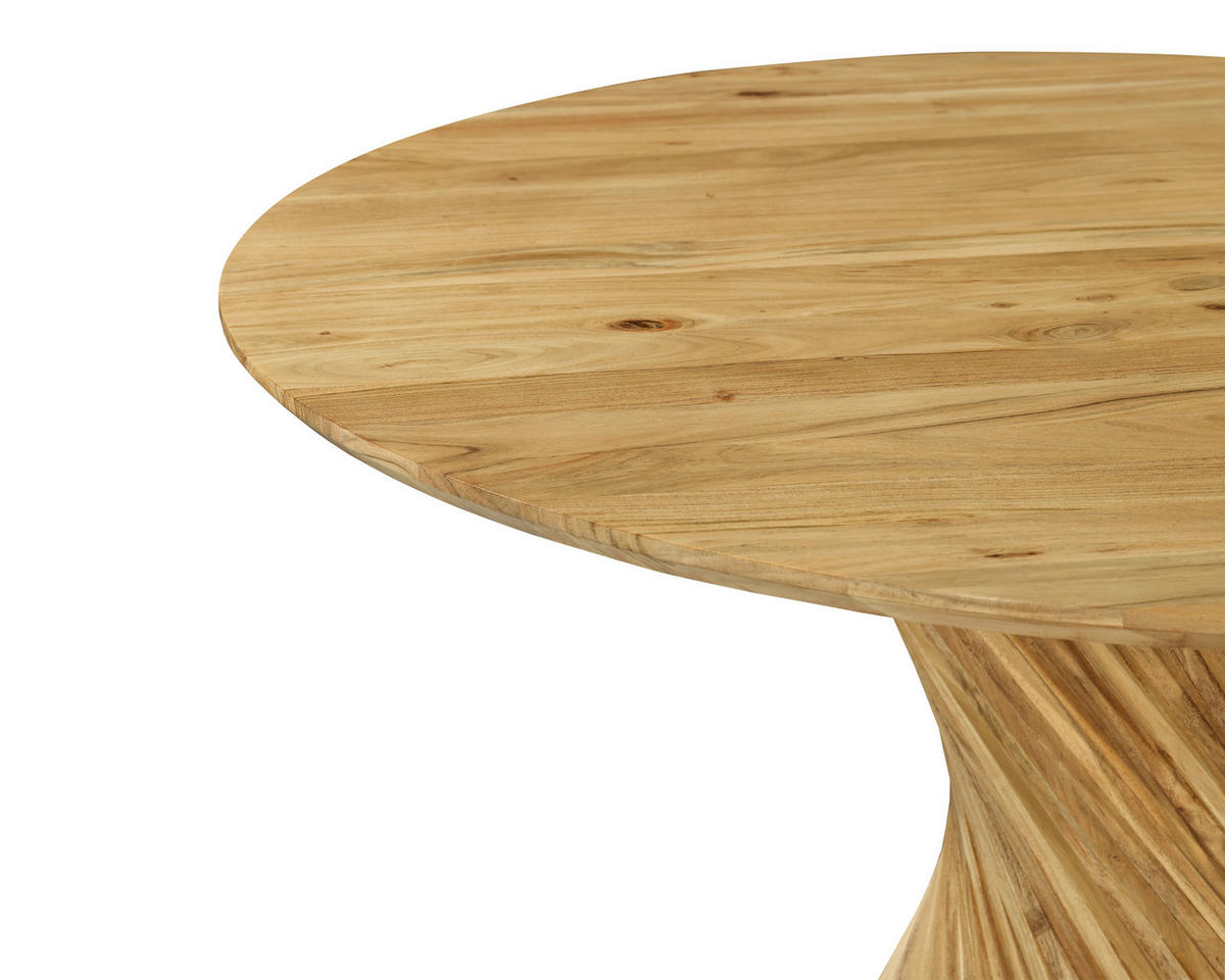 ESSTISCH in Holz 130/130/76 cm  - Akaziefarben, Design, Holz (130/130/76cm) - Landscape