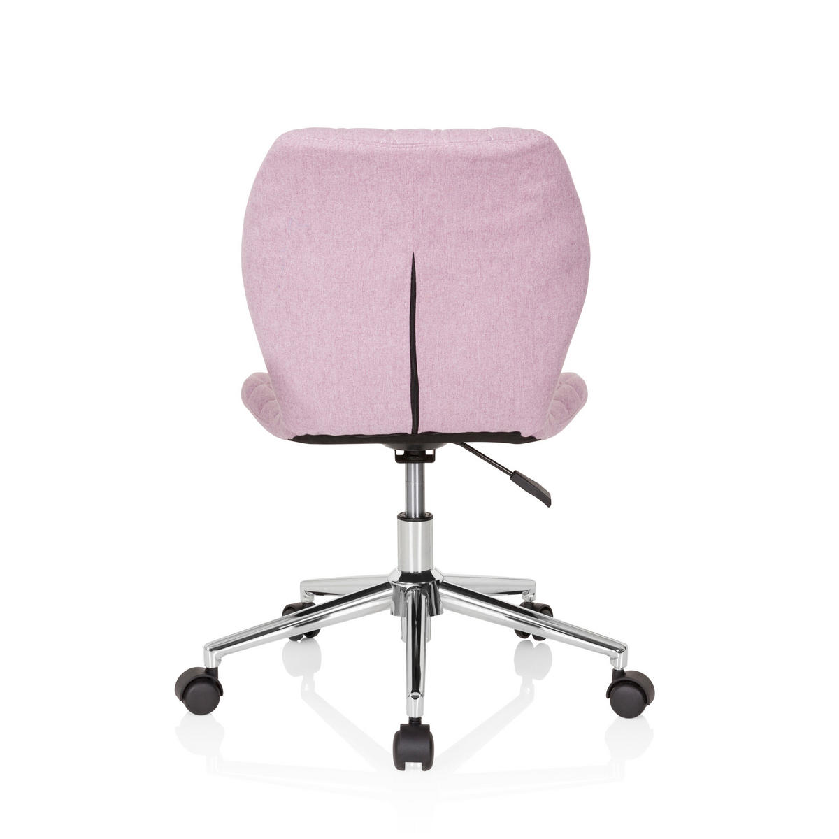 OTOČNÁ ŽIDLE PRO MLÁDEŽ, růžová - růžová, Basics, textil/plast (47/73-83/43cm) - MID.YOU