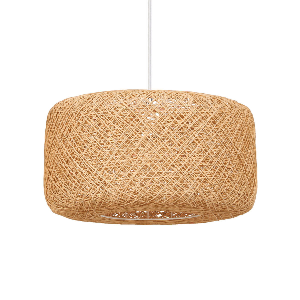 PENDELLEUCHTE 40/150 cm  - Beige, Natur, Papier/Metall (40/150cm) - Ledvance