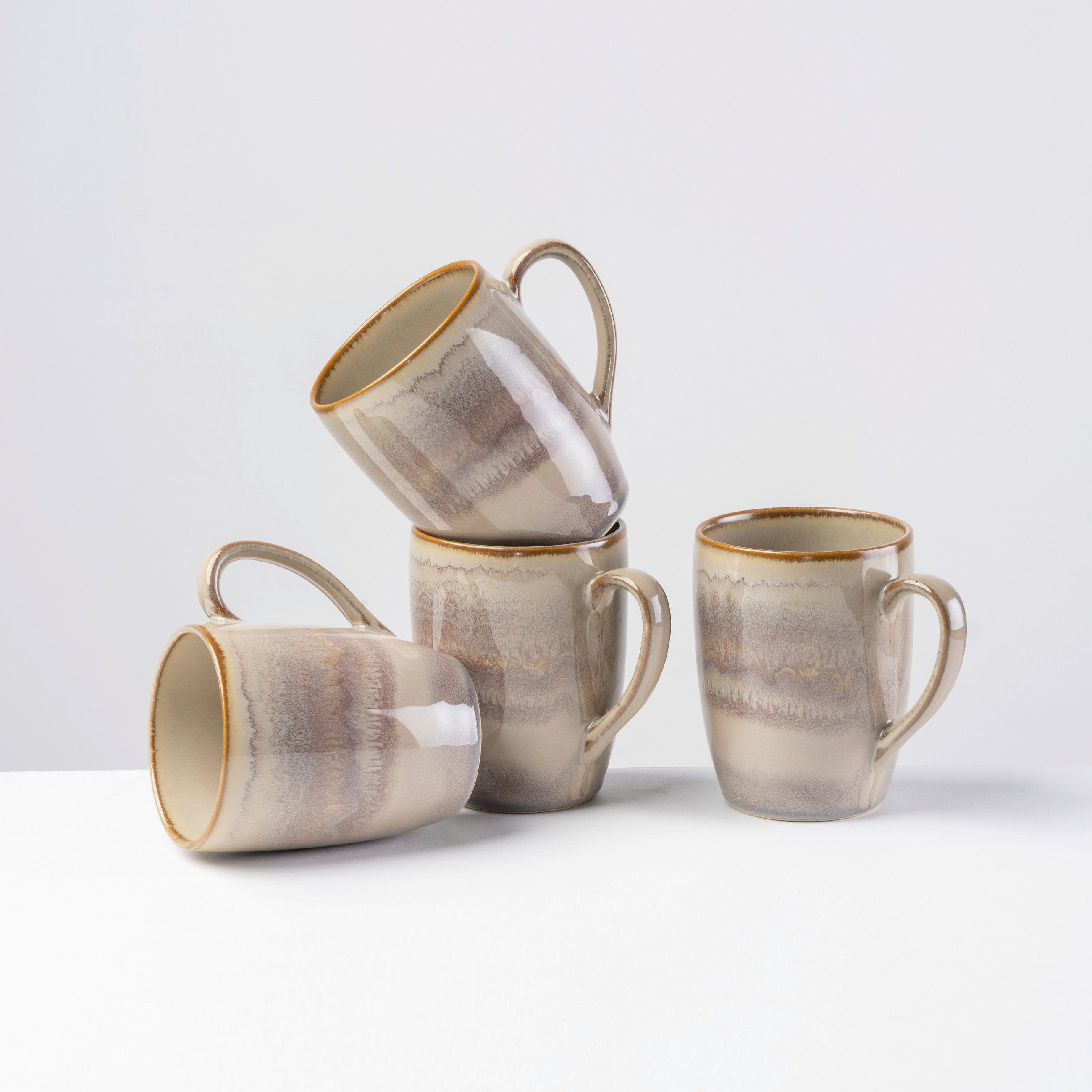 KAFFEEBECHER NEBELWALD  275 ml   - Beige, Basics, Keramik (11/10.4/8cm) - Gipfelstück