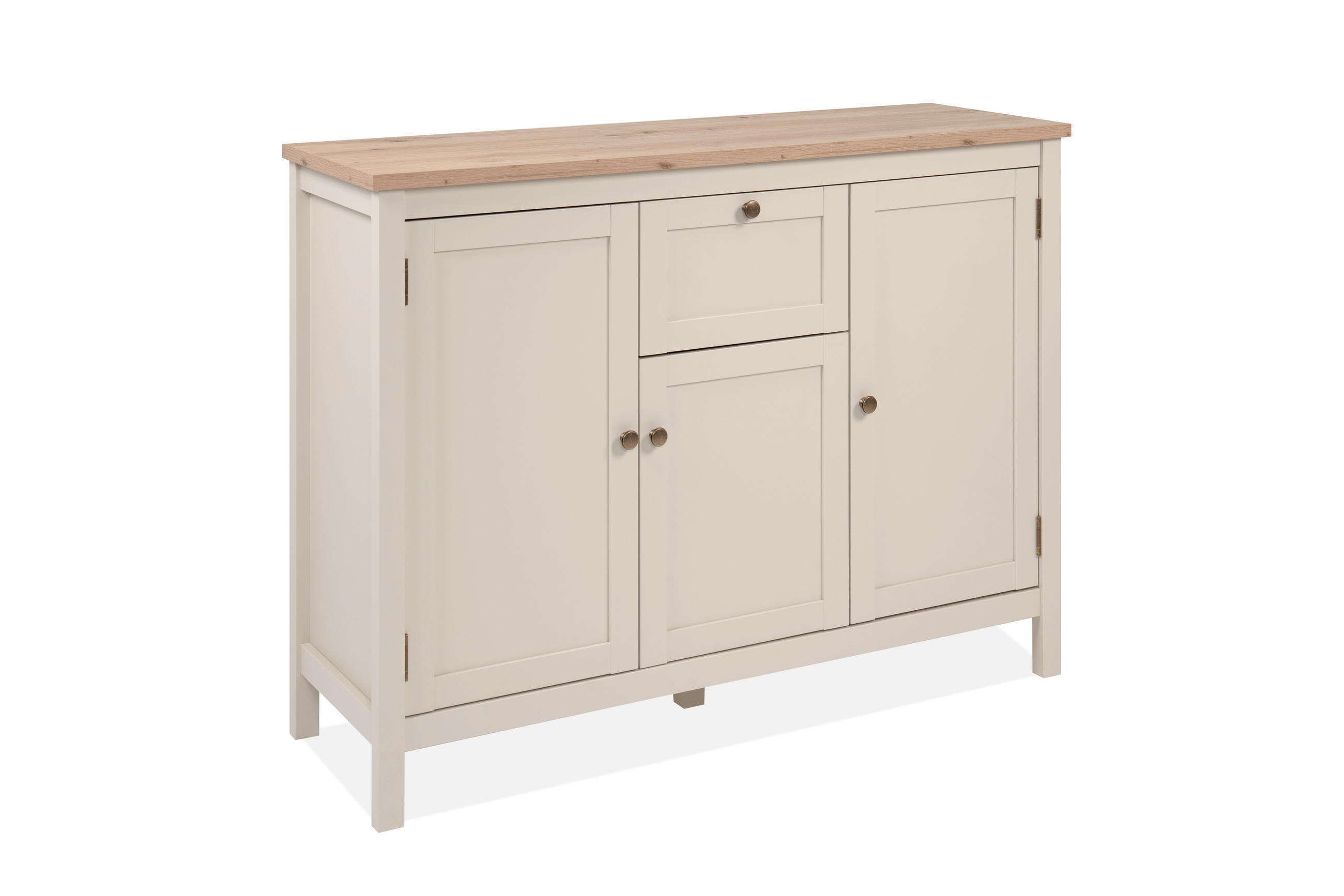 SIDEBOARD  120/90/40 cm 1 Schublade(n)  - Kaschmir/Eiche Artisan, Konventionell, Holzwerkstoff/Metall (120/90/40cm) - MID.YOU