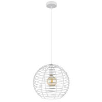 HÄNGELEUCHTE 35/120 cm  - Chromfarben/Weiß, Basics, Kunststoff/Metall (35/120cm) - Globo