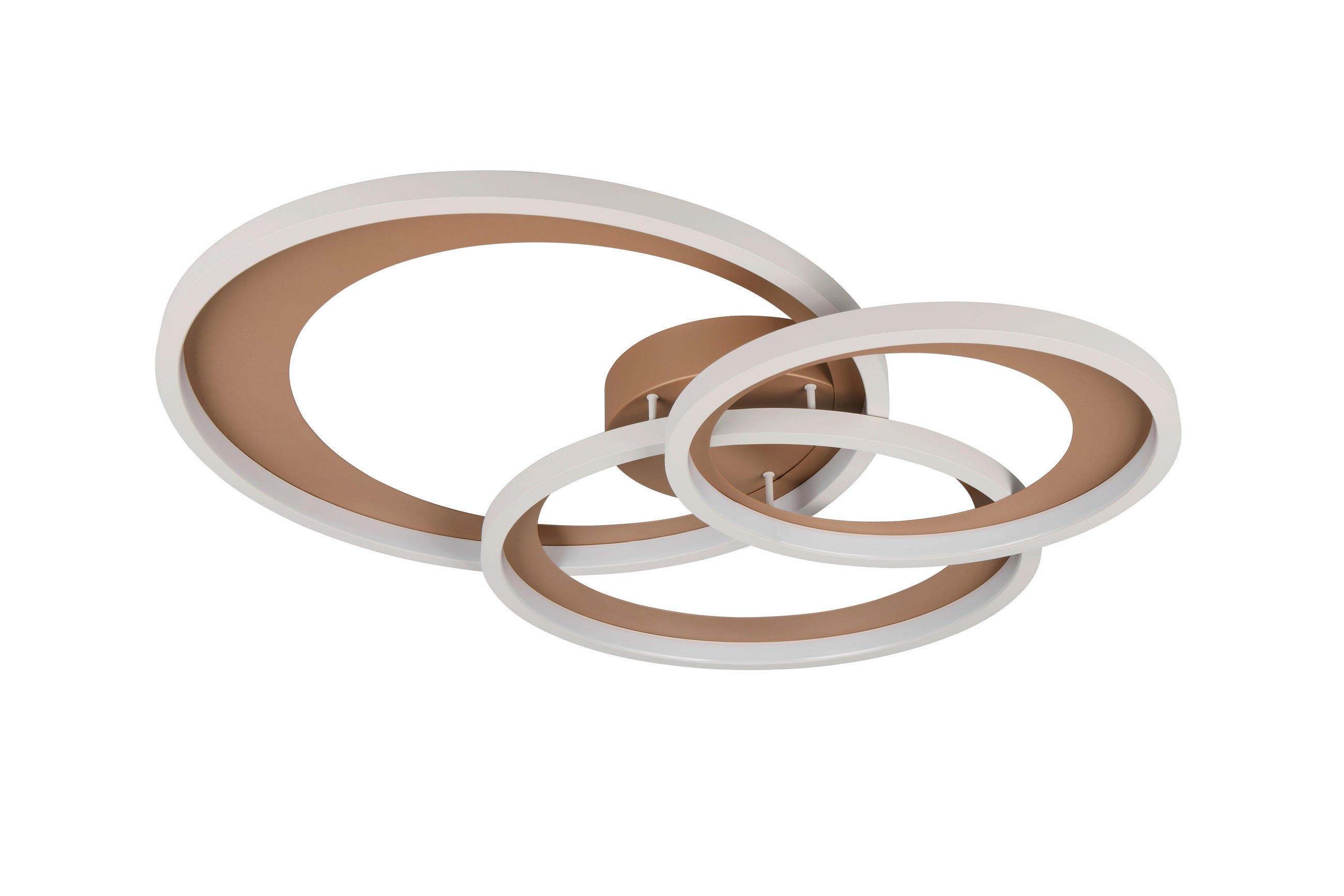 LED-DECKENLEUCHTE 36 W    71,5/63,5/10,5 cm  - Braun/Grau, Basics, Metall (71,5/63,5/10,5cm)