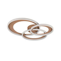 LED-DECKENLEUCHTE 36 W    71,5/63,5/10,5 cm  - Braun/Grau, Basics, Metall (71,5/63,5/10,5cm)