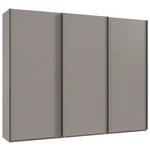 SCHWEBETÜRENSCHRANK  in Sahara  - Schwarz/Sahara, KONVENTIONELL, Holzwerkstoff/Metall (300/236/65cm) - Hom`in