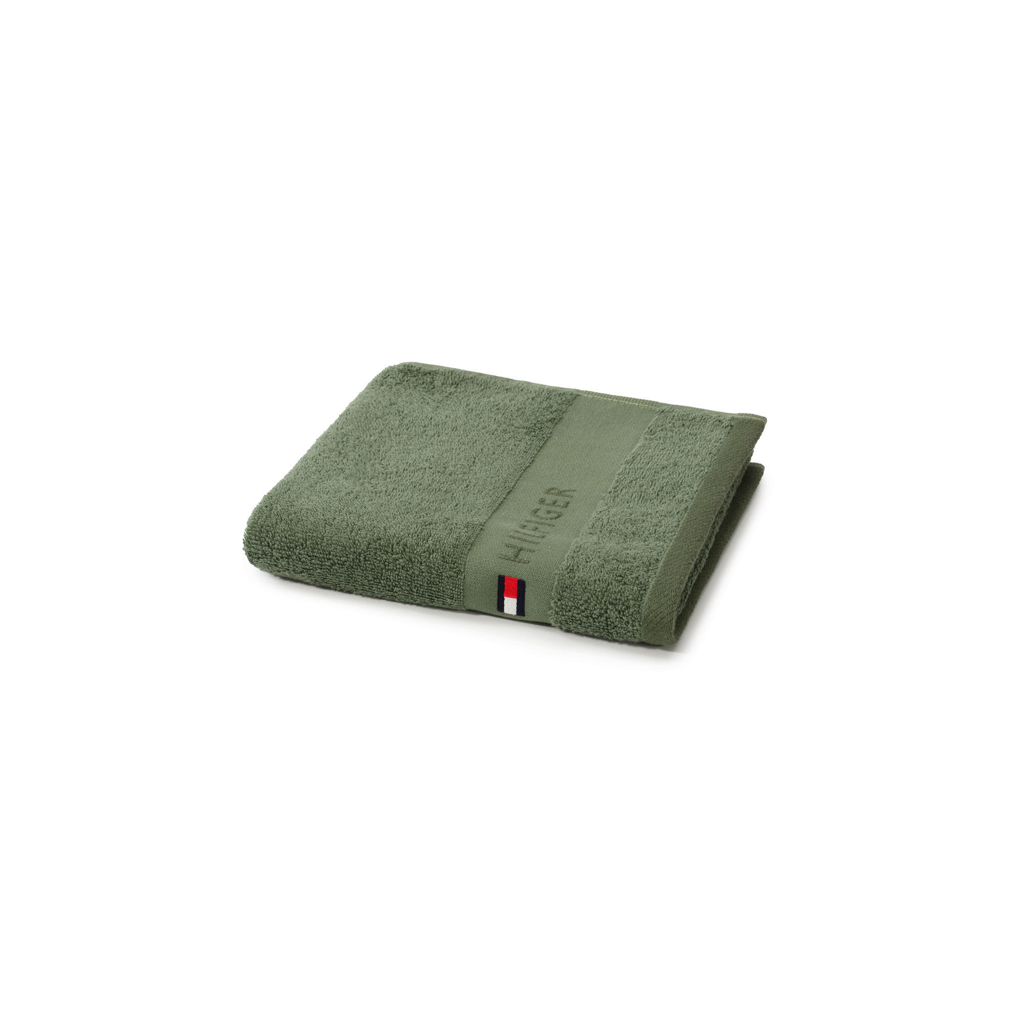 GÄSTETUCH Plain Olivgrün 40/60 cm  - Olivgrün, Basics, Textil (40/60cm) - Tommy Hilfiger