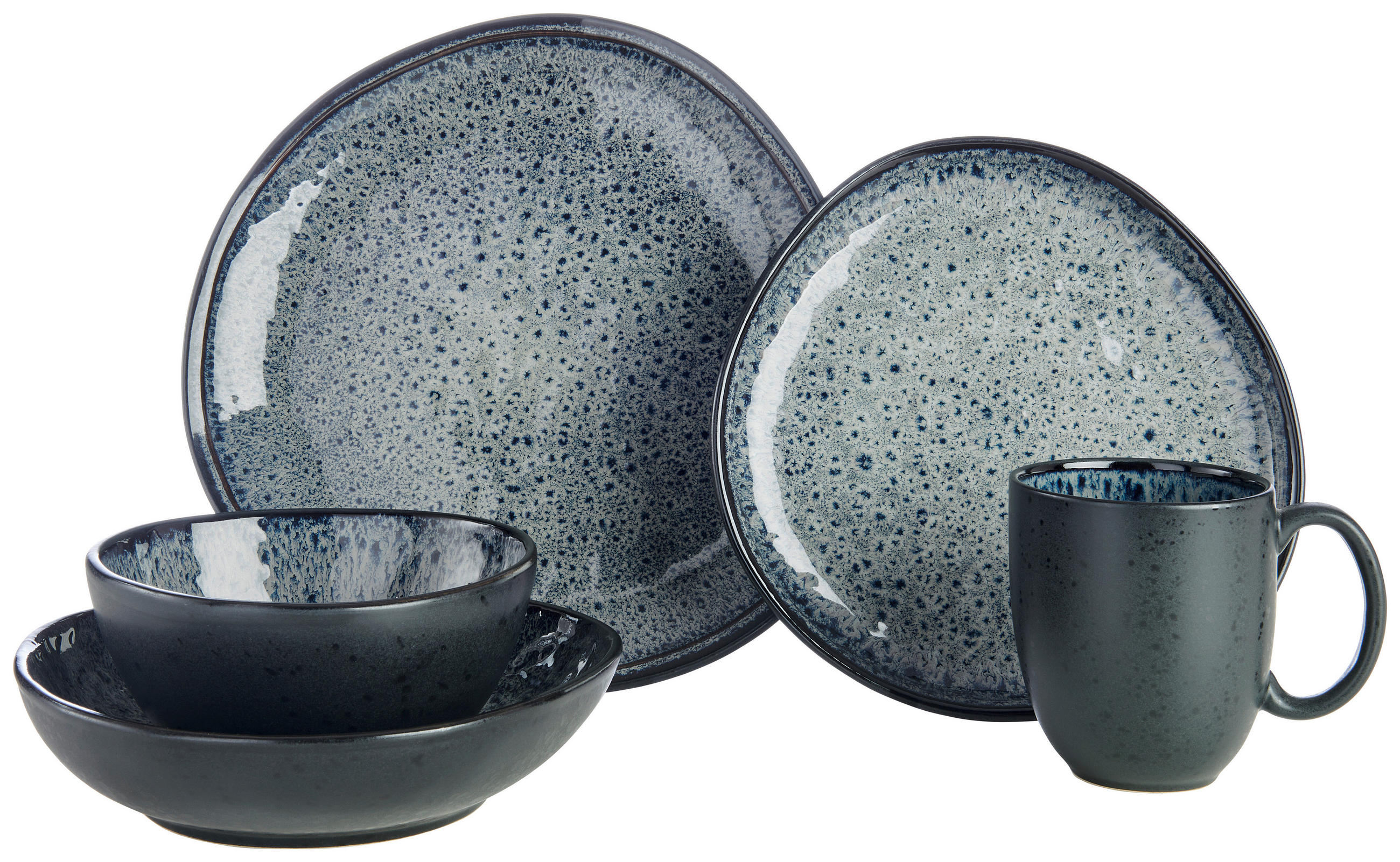 Novel KOMBINOVANÁ SOUPRAVA 10dílné, kamenina keramika