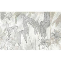 VLIESTAPETE - Beige/Weiß, Basics (400/250cm) - Komar