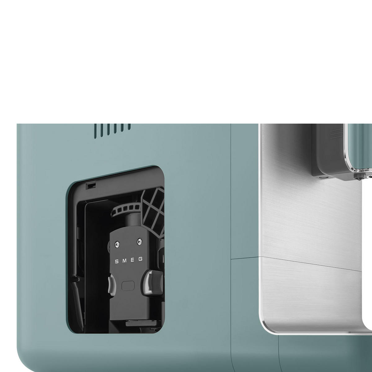 KAFFEEVOLLAUTOMAT  - Grün, Basics, Kunststoff/Metall (18/33,6/43,3cm) - SMEG