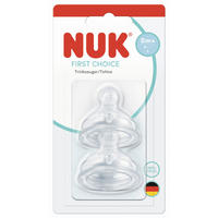 FLÄSCHCHENSAUGER  - Klar, Basics, Kunststoff (4,6/9,2/17,3cm) - NUK