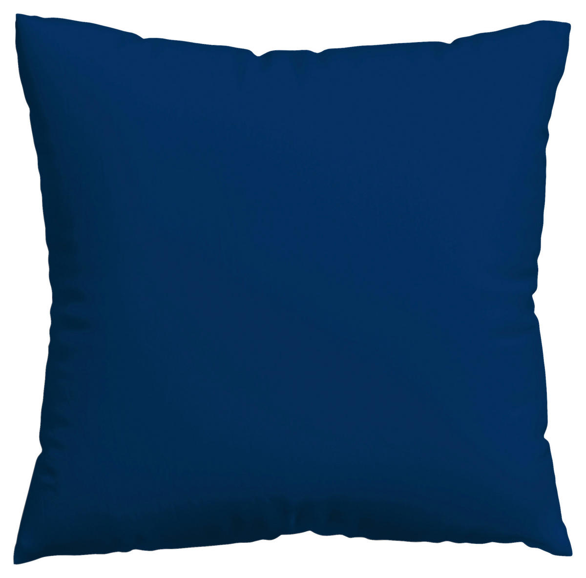 KOPFKISSENBEZUG WOVEN SATIN 80/80 cm  - Dunkelblau, Basics, Textil (80/80cm) - Schlafgut