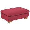HOCKER Cord Beere  - Eichefarben/Beere, Design, Holz/Textil (106/43/74cm) - SetOne by Musterring
