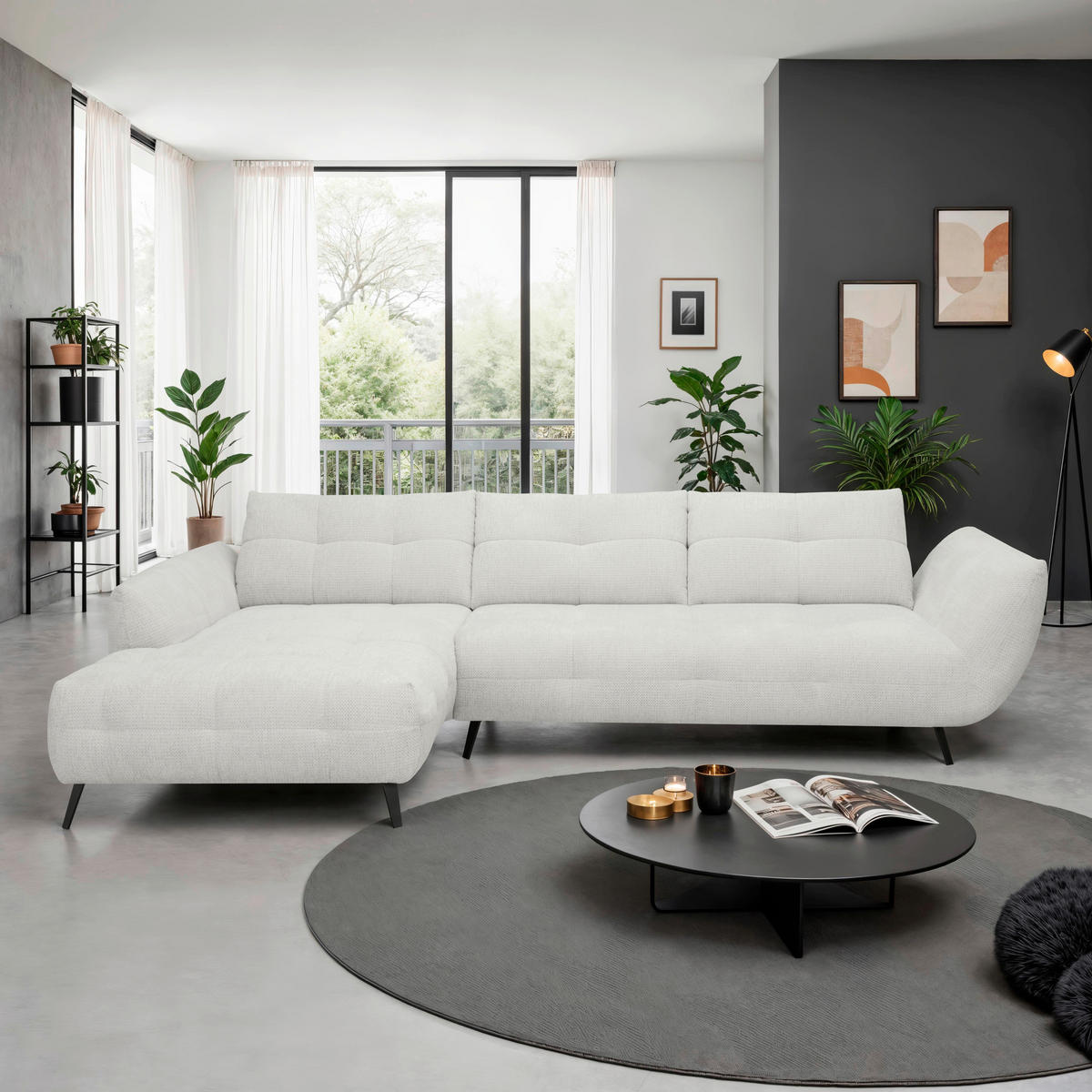 ECKSOFA - KONVENTIONELL (215/313cm) - Hom`in