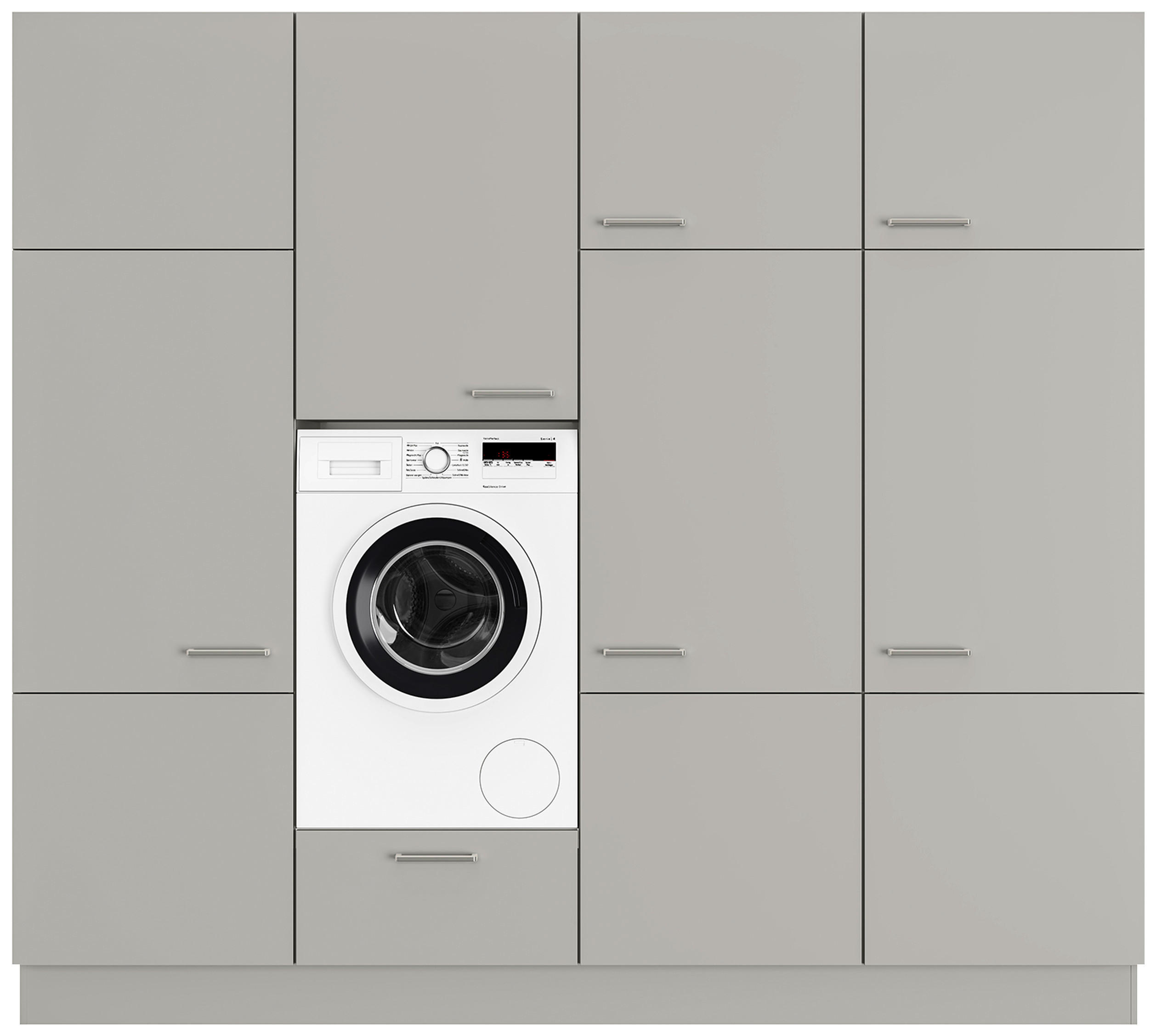 HAUSWIRTSCHAFTSRAUM 240/216,6/58,2 cm  in Grau  - Grau, MODERN, Holzwerkstoff (240/216,6/58,2cm) - Nobilia
