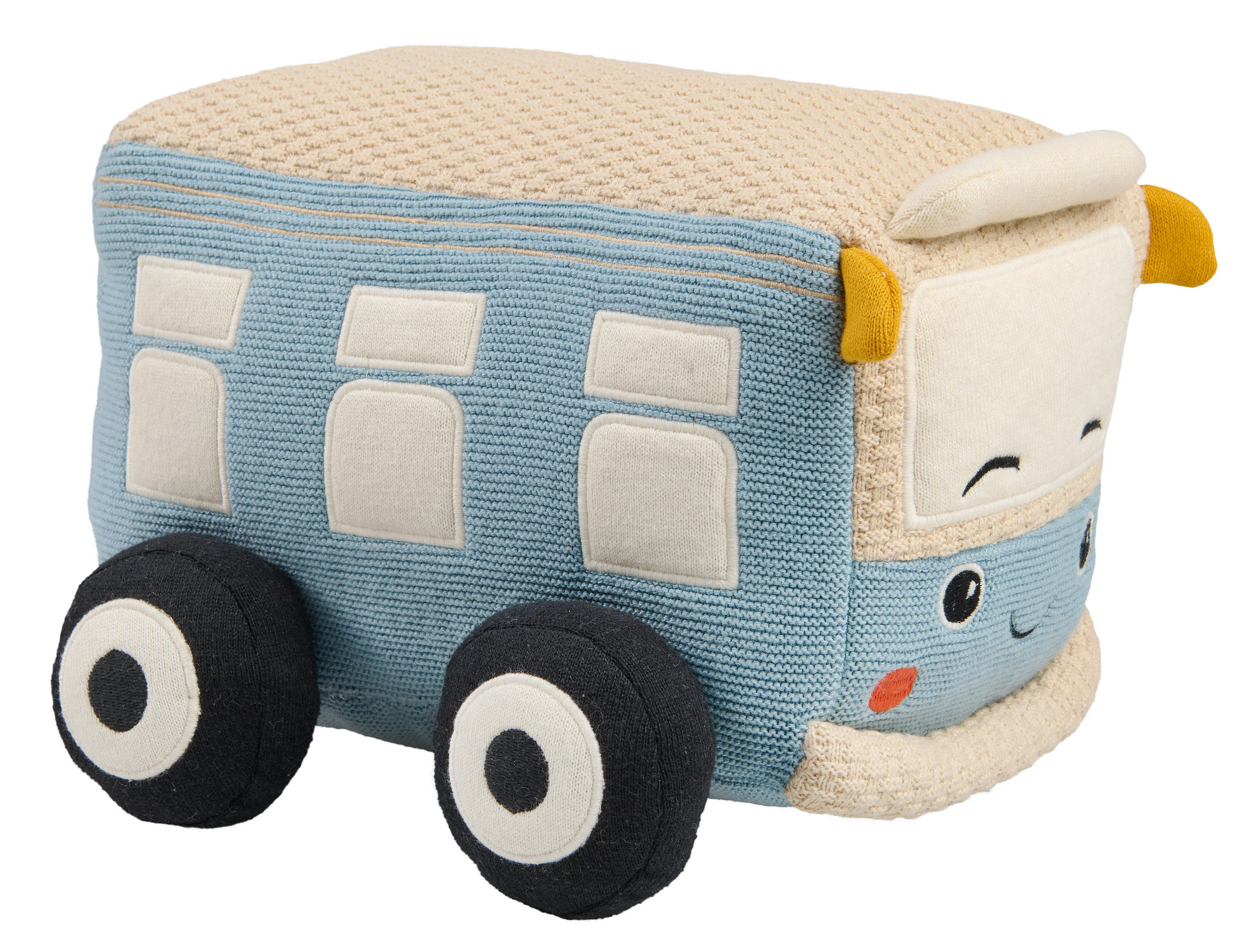 ZIERKISSEN    - Blau, Basics, Textil (26/24/17cm) - Patinio