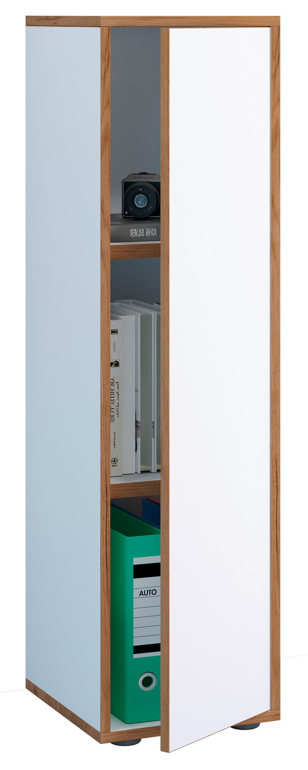 SCHUHSCHRANK Anthrazit, Honigeiche - Honigeiche/Anthrazit, Design, Holzwerkstoff/Kunststoff (60/110/33cm) - MID.YOU