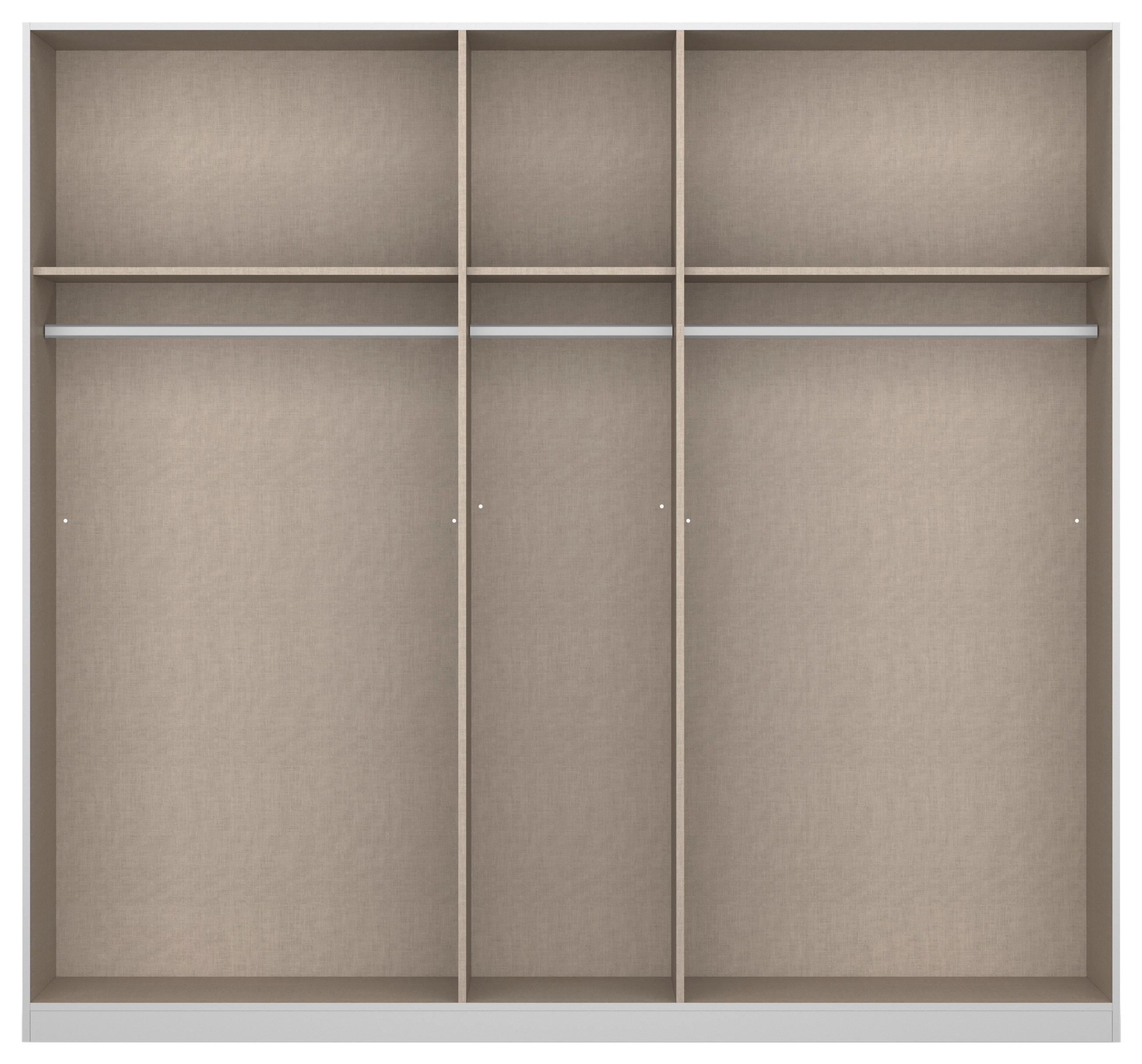 NYÍLÓAJTÓS SZEKRÉNY Pezsgő, Artisan tölgy  - Pezsgő/Artisan tölgy, Modern, faalapú anyag/Üveg (225/210/54cm) - Xora